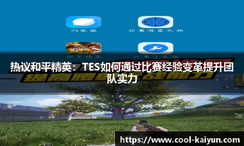 热议和平精英：TES如何通过比赛经验变革提升团队实力